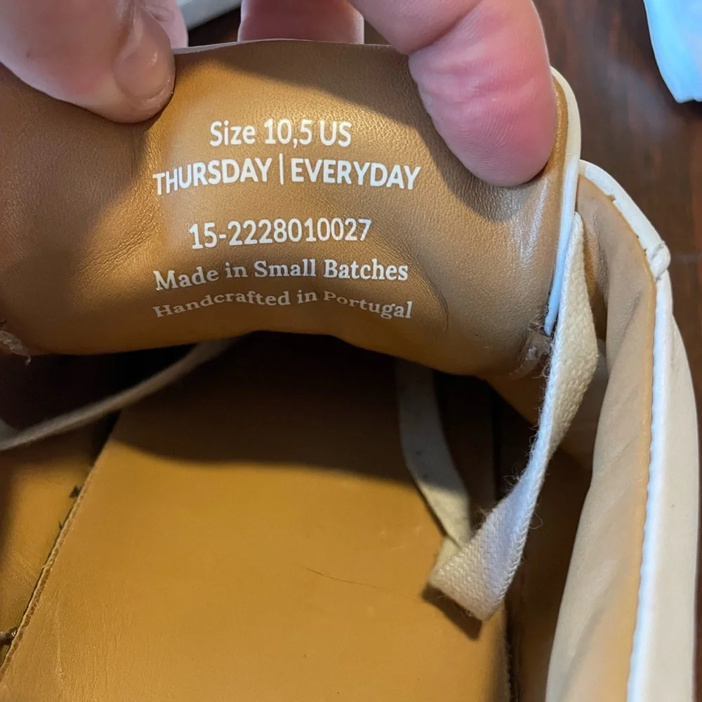 Thursday Boots White Leather Sneakers Premier Low - Picture 12 of 12